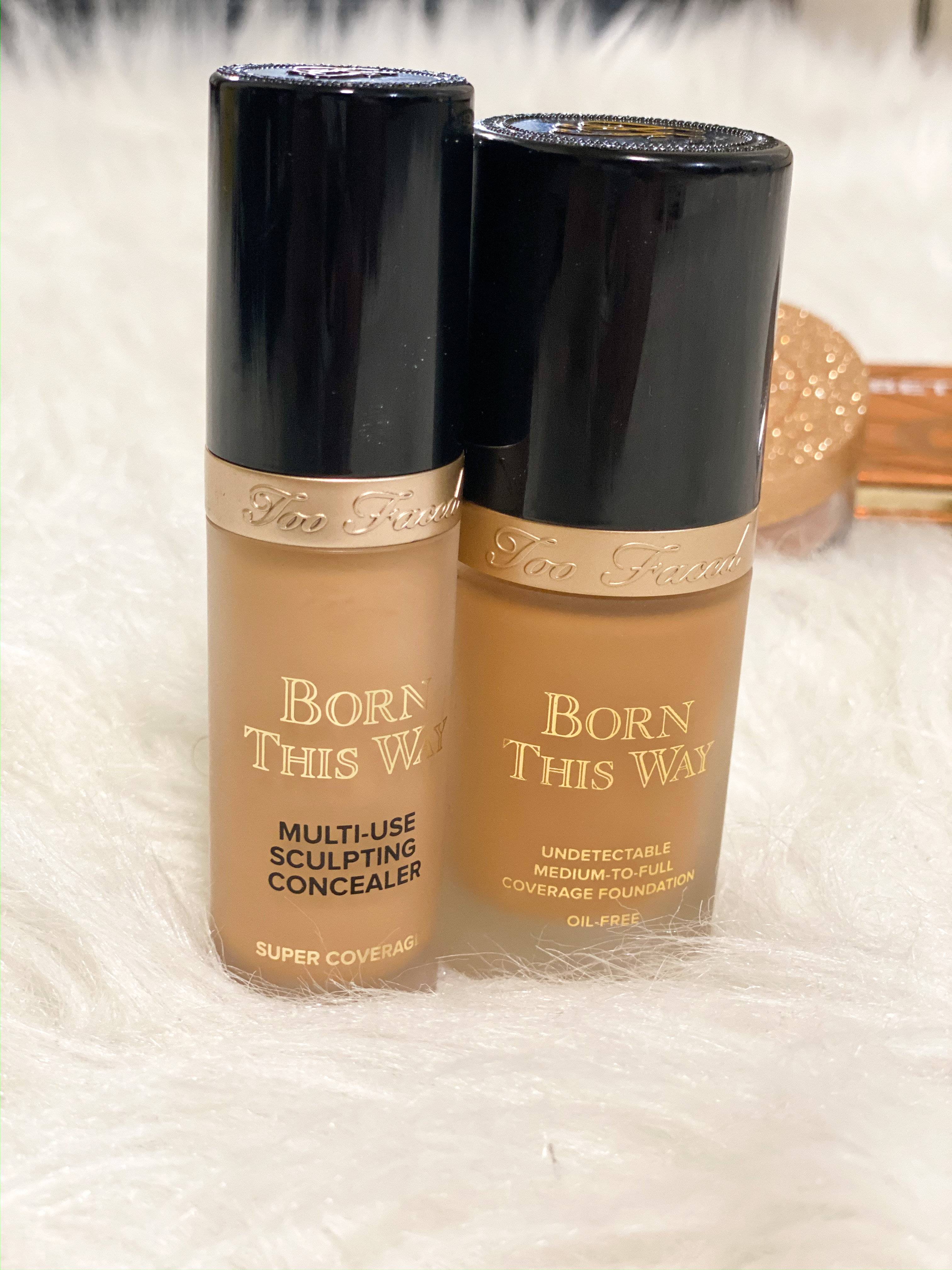 Too Faced Born This Way Foundation and Super Coverage Concealer 