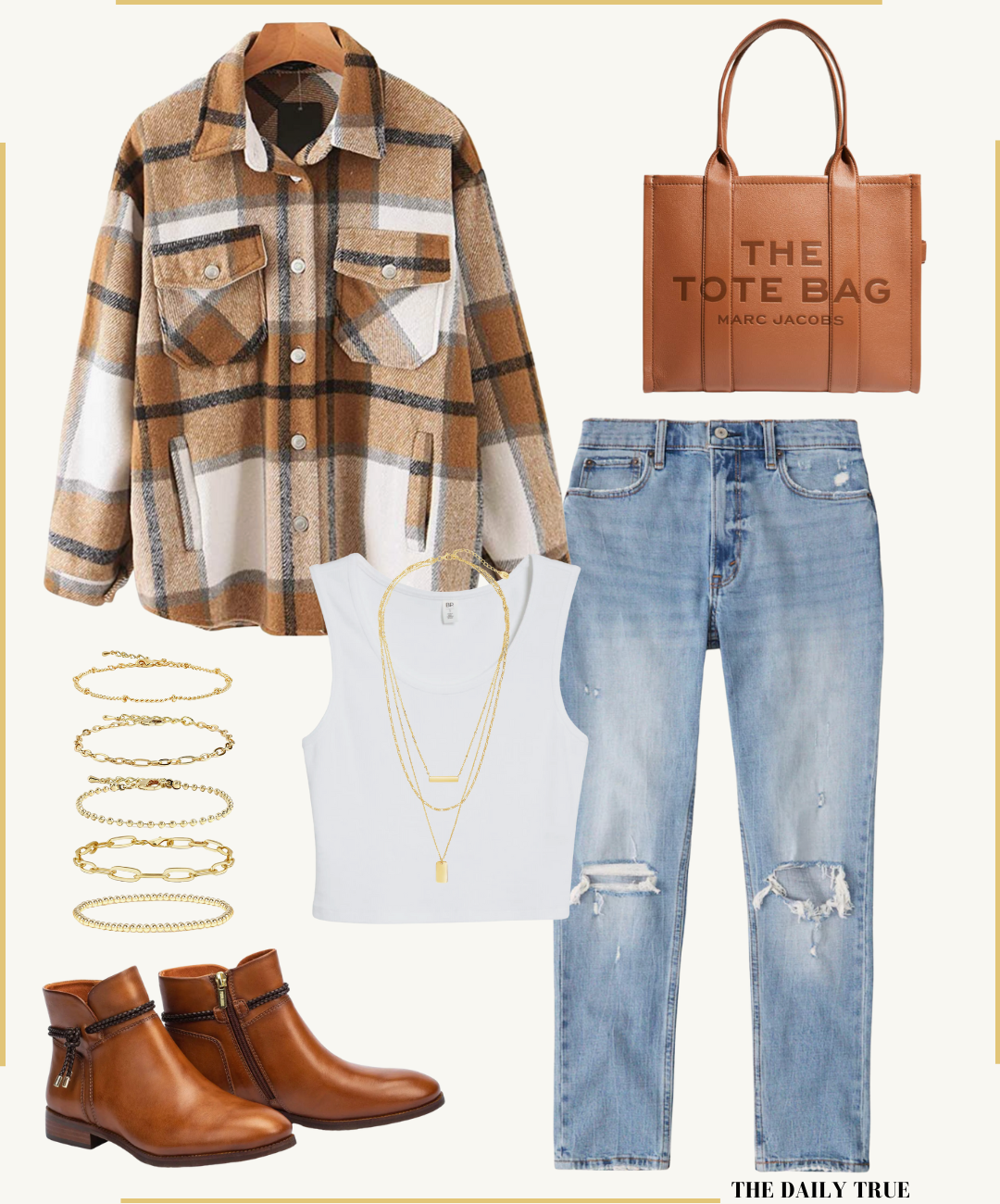fall shacket outfit