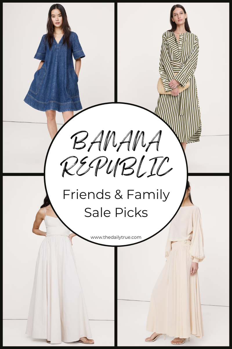 Banana Republic Friends and Family Sale Event 2026:  What to Buy