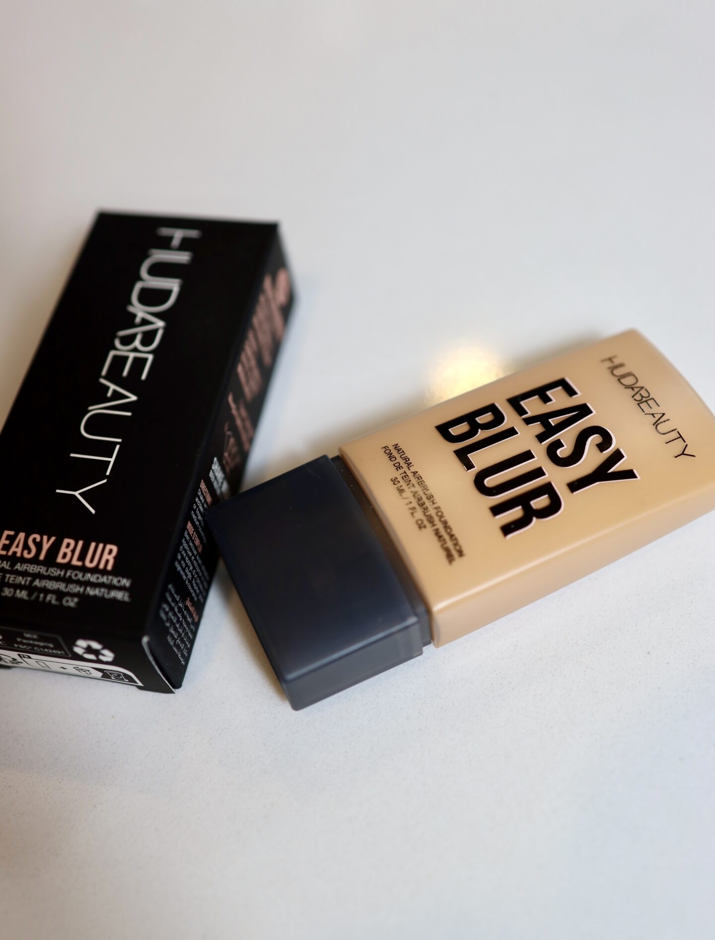 Huda Beauty Easy Blur Foundation Makeup Review