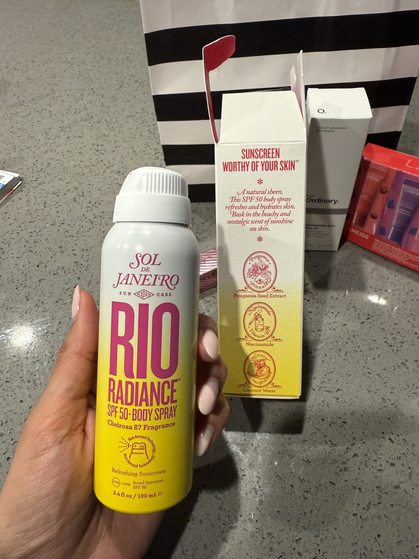 Sol de Janeiro spf 50 Rio Radiance Sunscreen Spray review
