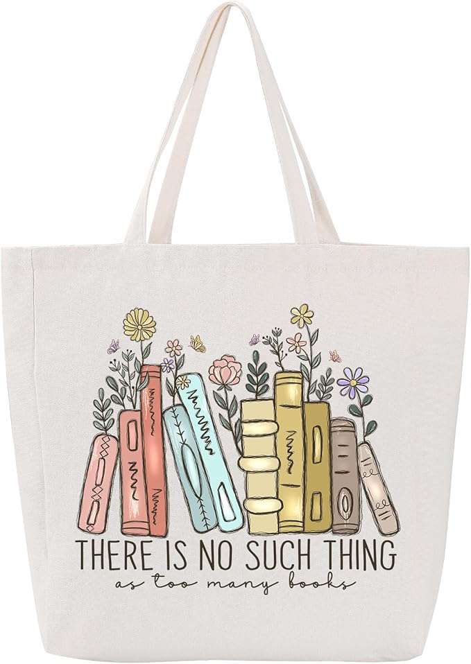 Book lovers gifts tote