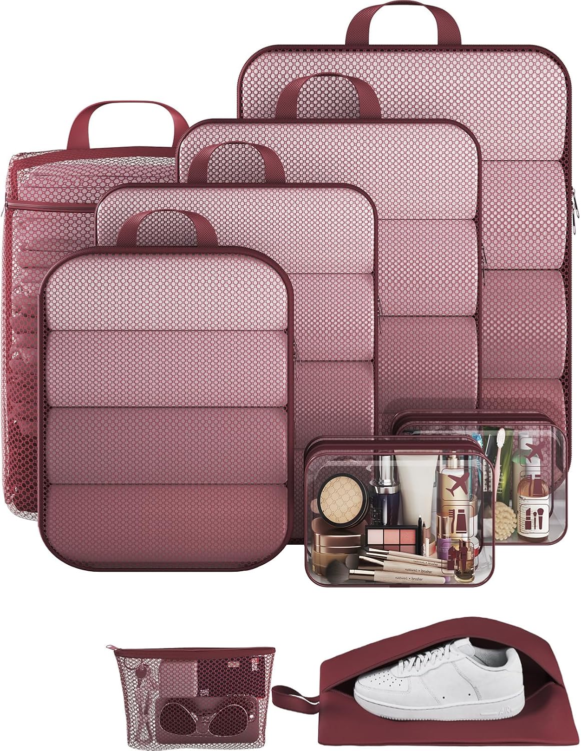 Packing compression cubes Amazon travel gift