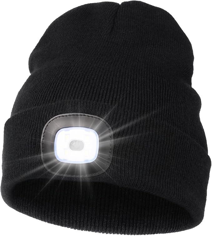 LED Headlamp Beanie Hat Amazon