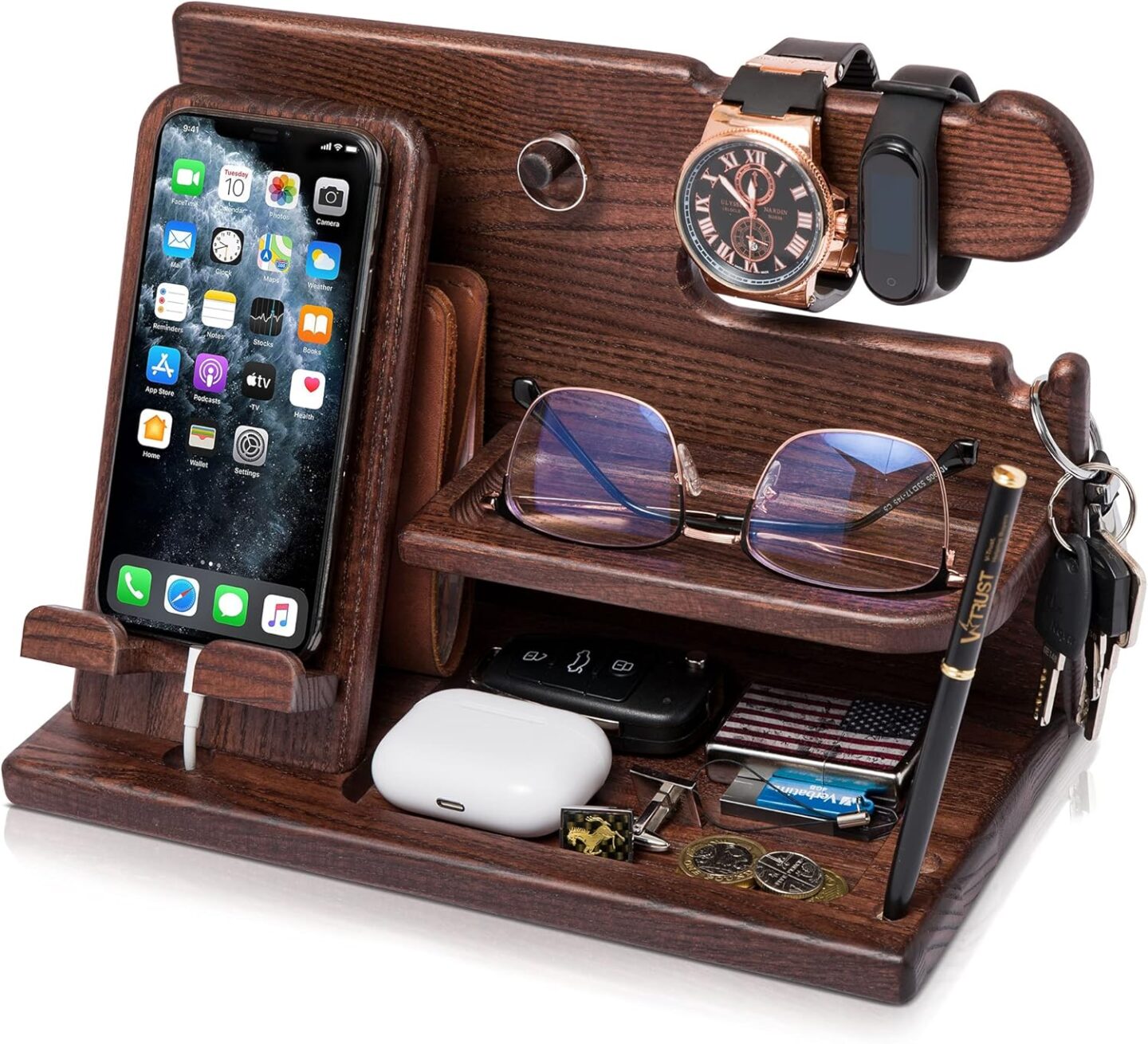 Amazon Wood Phone Docking Station gift men