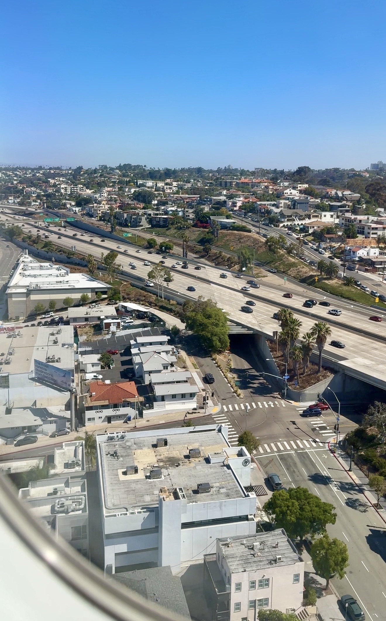 San Diego CA plane view travel photography
